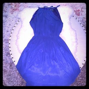 Purple high low dress luxe apothetique